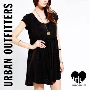 SILENCE + NOISE Lattice Back Babydoll Dress